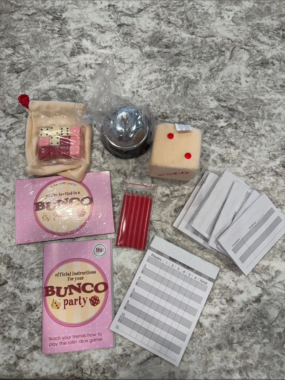 Bunco Party Dice Game